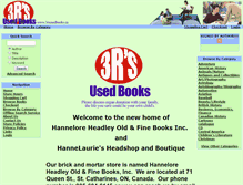 Tablet Screenshot of 3rsusedbooks.ca